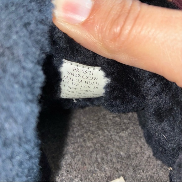 OluKai Malua Hulu Slip On Boot Black Womens 8 Sneaker Suede $160 MSRP - Picture 6 of 6